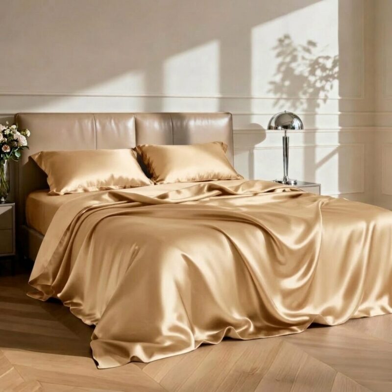 silk bedsheet